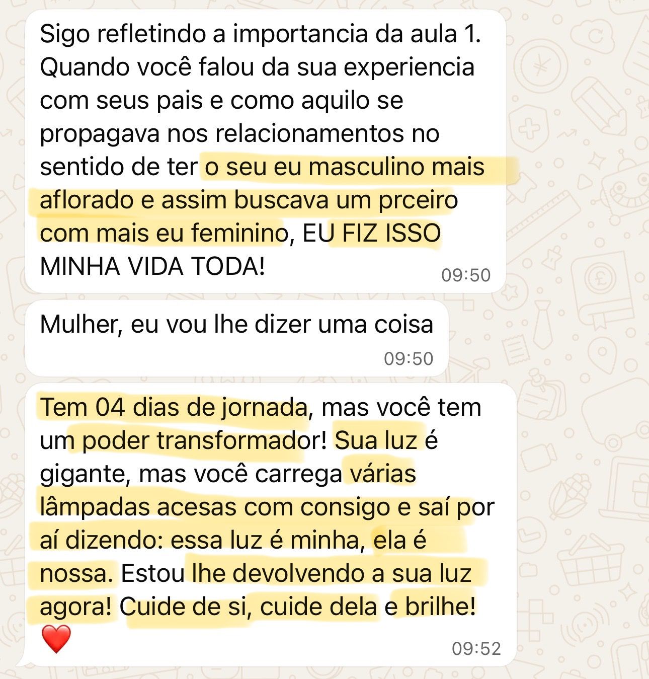 Depoimento real 3 do site oficial da Bia Munareto