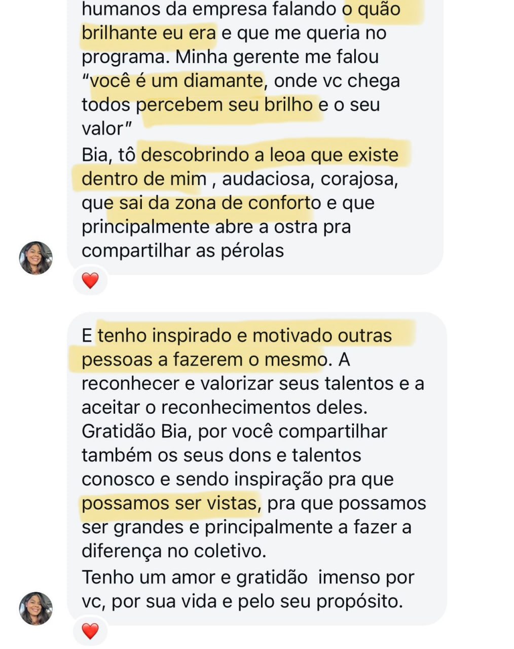 Depoimento 3 sobre a Jornada do Autoamor