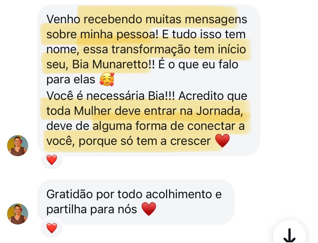 Depoimento 2 da Jornada do Autoamor