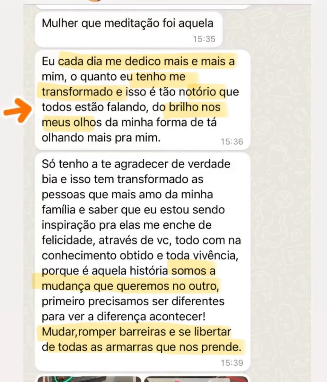 Depoimento 6 da Jornada do Autoamor
